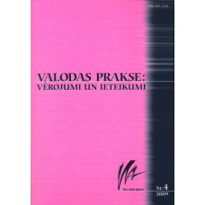 Valodas prakse: vērojumi un ieteikumi. 4 /