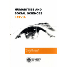 Humanities and Social Sciences: Latvia. Vol. 29 No. 1 /