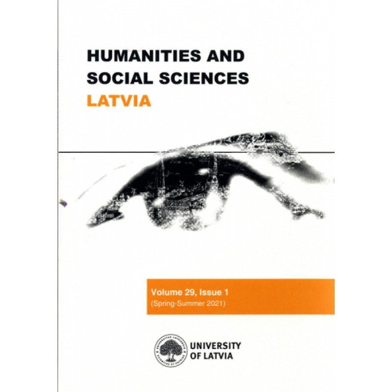 Humanities and Social Sciences: Latvia. Vol. 29 No. 1 /